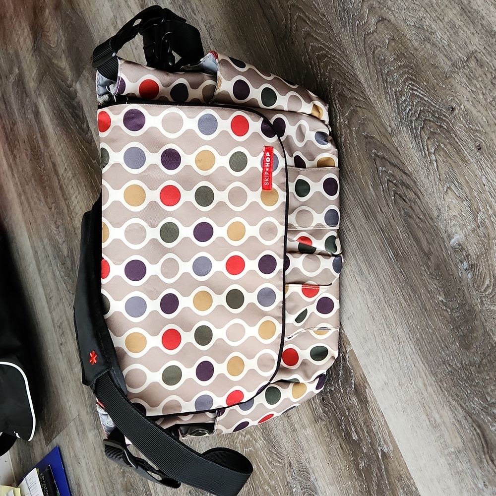 Skip Hop diaper bag.